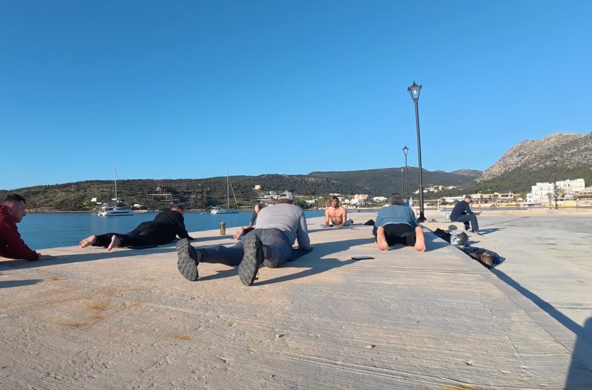 Diskomfort a workout